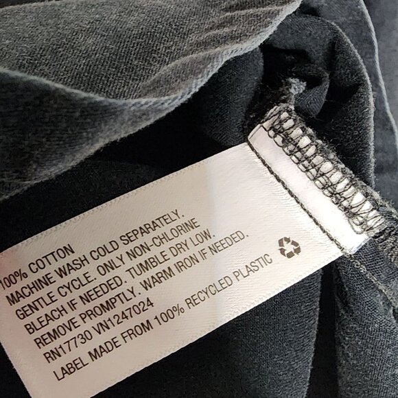 Ava & Viv Top Womens Plus Size X Solid All Black 3/4 Sleeve Pullover NWT - Picture 7 of 7